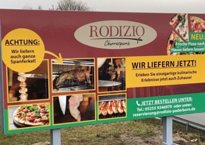 Au&szlig;enwerbung Impressionen von W2 Werbung Referenzen