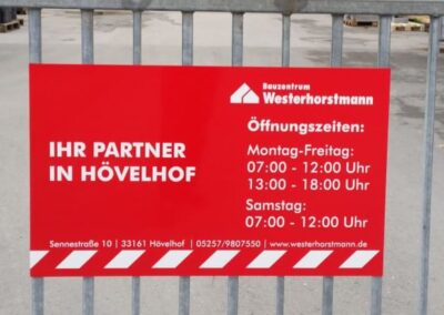 Au&szlig;enwerbung Impressionen von W2 Werbung Referenzen