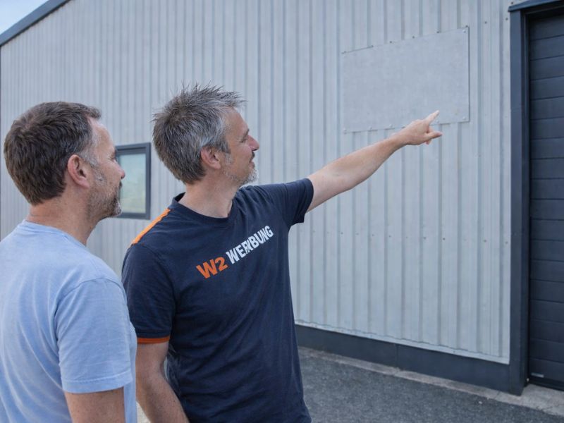 Beratung und Planung f&uuml;r Au&szlig;enwerbung durch W2 Werbung