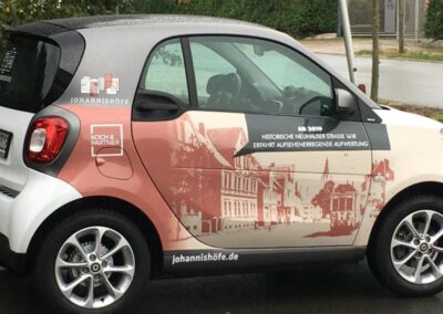 W2 Werbung Referenz f&uuml;r Fahrzeugfolierung eines PKW 08