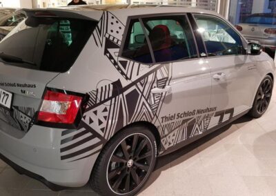 W2 Werbung Referenz f&uuml;r Fahrzeugfolierung eines PKW 11