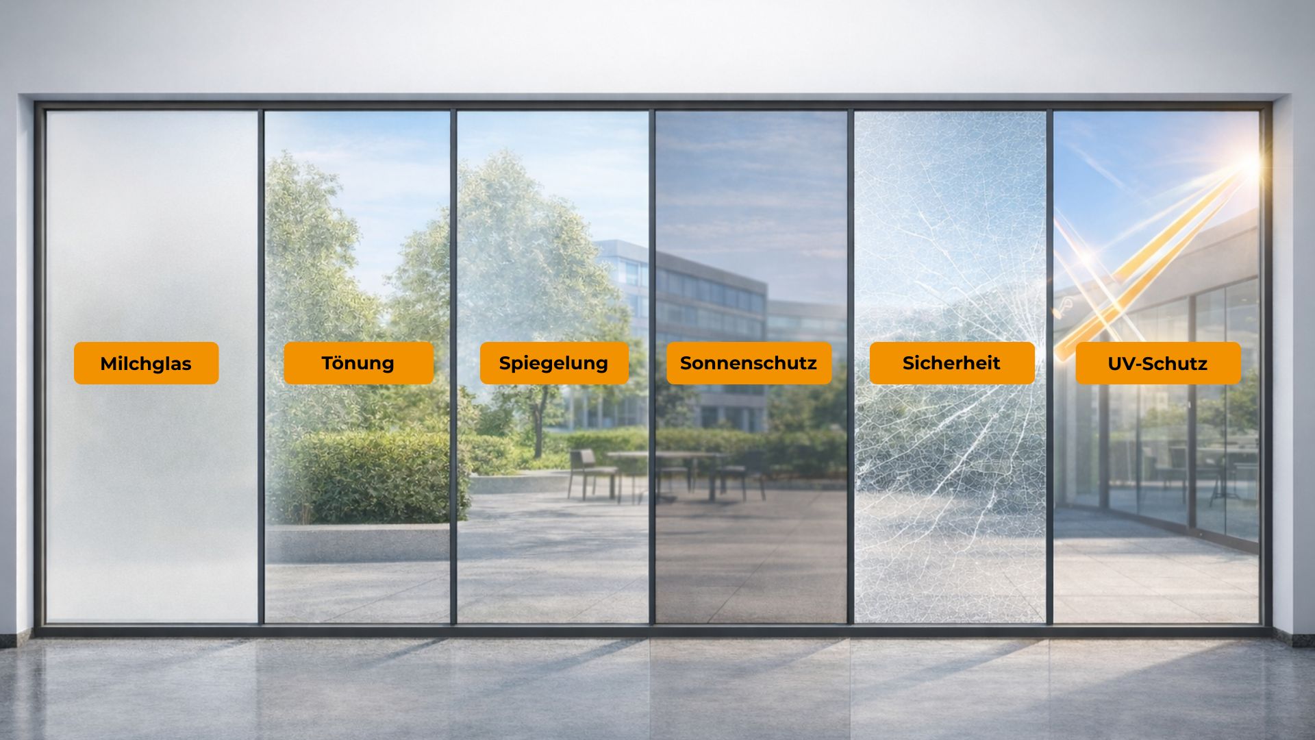 Wirkungsweisen von Fensterfolien