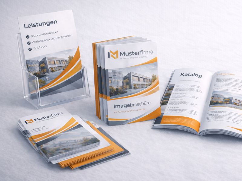 Flyer, Brosch&uuml;ren, Kataloge drucken lassen in Paderborn und Umgebung